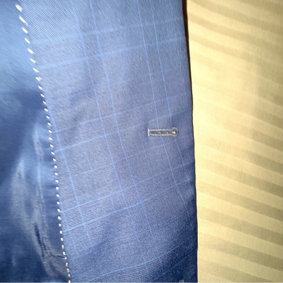 Tommy Hilfiger Blue Plaid Suit - Picture 6 of 9